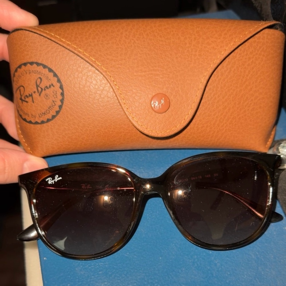 Ray-Ban Women's Brown Sunglasses with Case